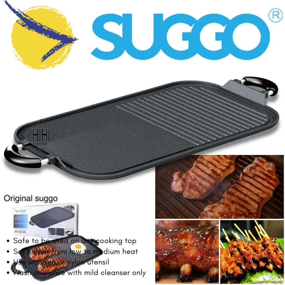 MULTI GRILL PAN SUGGO / ALAT PANGGANGAN ANTI LENGKET / ALAT YAKINIKU GRILL BBQ / PANGGANGAN SERBAGUNA / SUGGO MULTIGRILL PAN