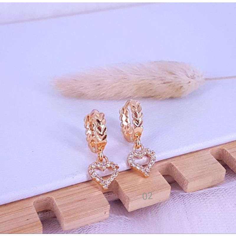 anting titanium impor awet/tahan lama