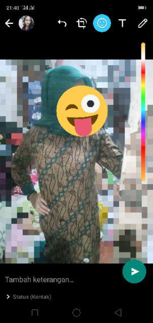 Gamis Batik Rempel Meisya Style