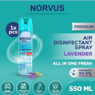 NORVUS Air Disinfectant Spray Aerosol 550 ml Varian Lavender