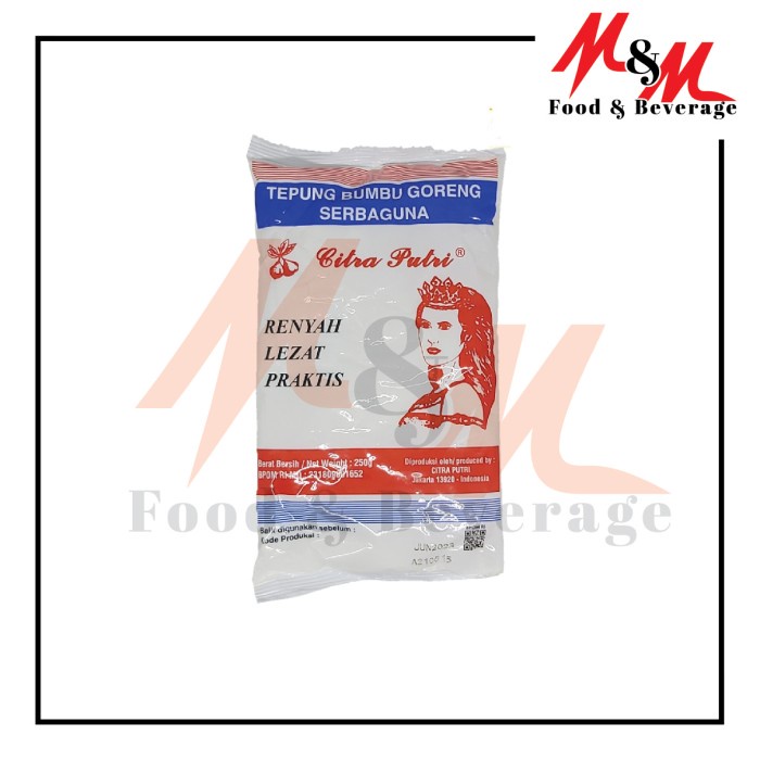 

BISA COD Tepung Cap Putri 250 Gr X 40 Bks Tepung Bumbu Goreng Ayam Serba Guna