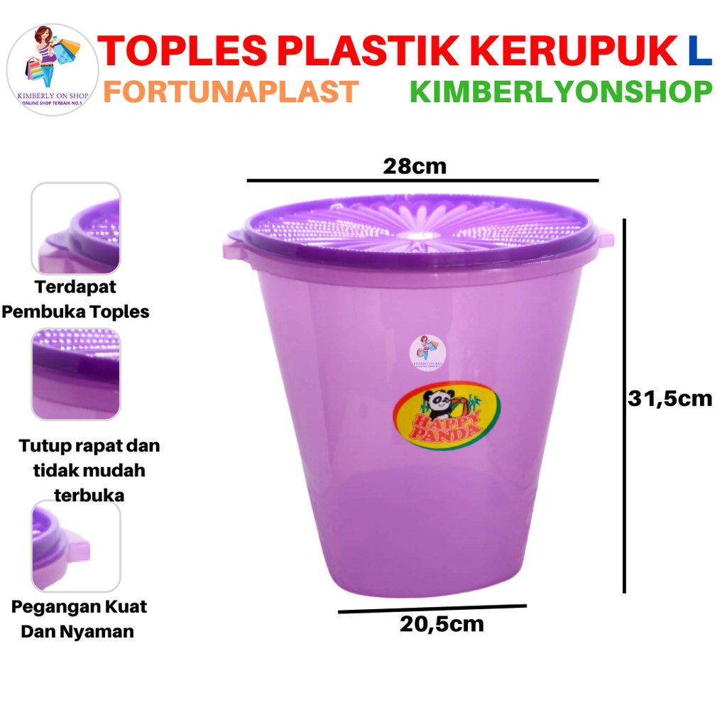 Kimberlyonshop Toples Sealware Tempat Makan Plastik Batik L Fortunaplast