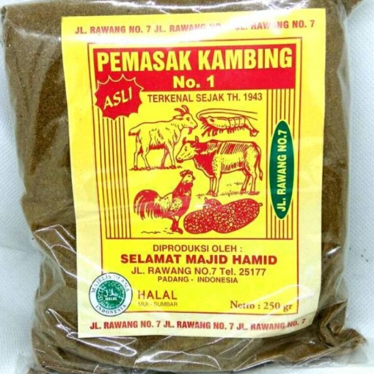 

Pemasak Kambing 250 Gram