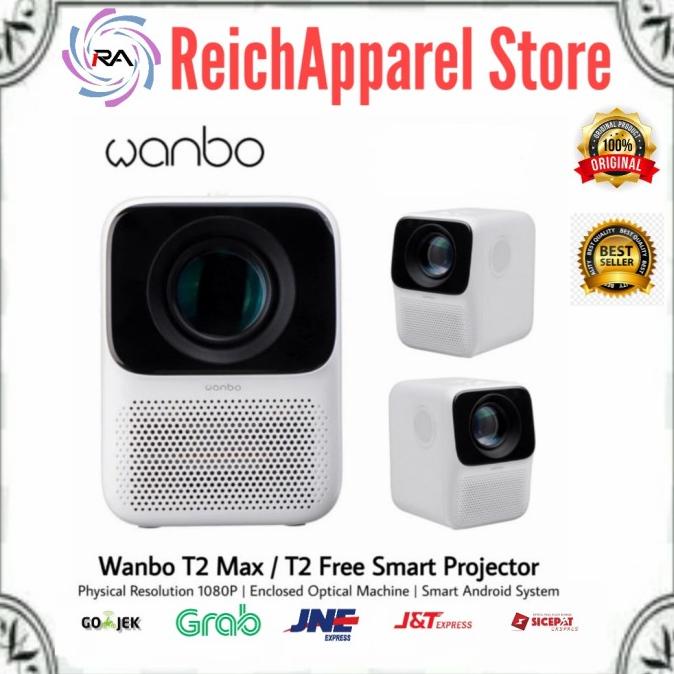 WANBO T2 MAX / T2 FREE Smart Projector Full HD Termurah