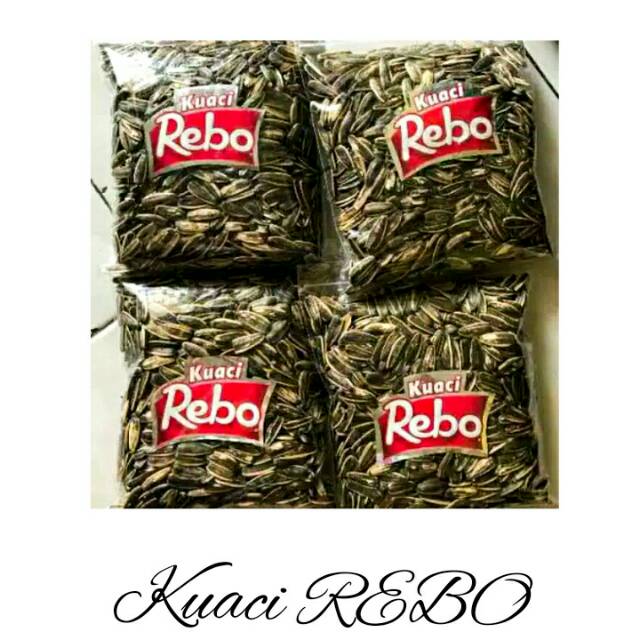 

Kuaci Rebo | Snack Cemilan Kiloan Murah Original Murah Repack Makanan Ringan /250 gr