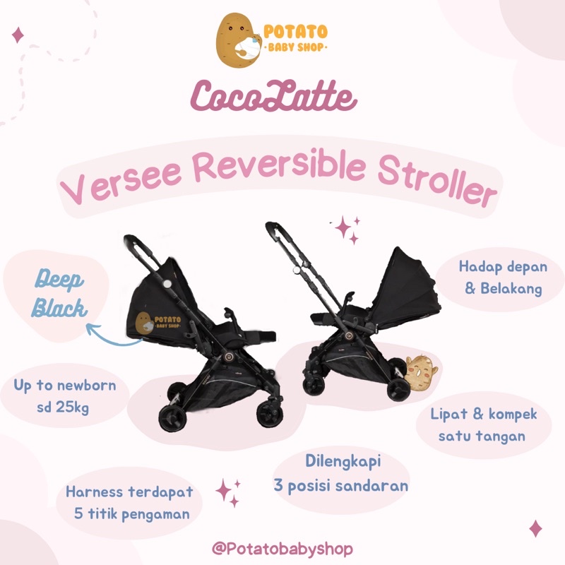 Cocolatte Stroller - Versee CL 2125 (Reversible Stroller)