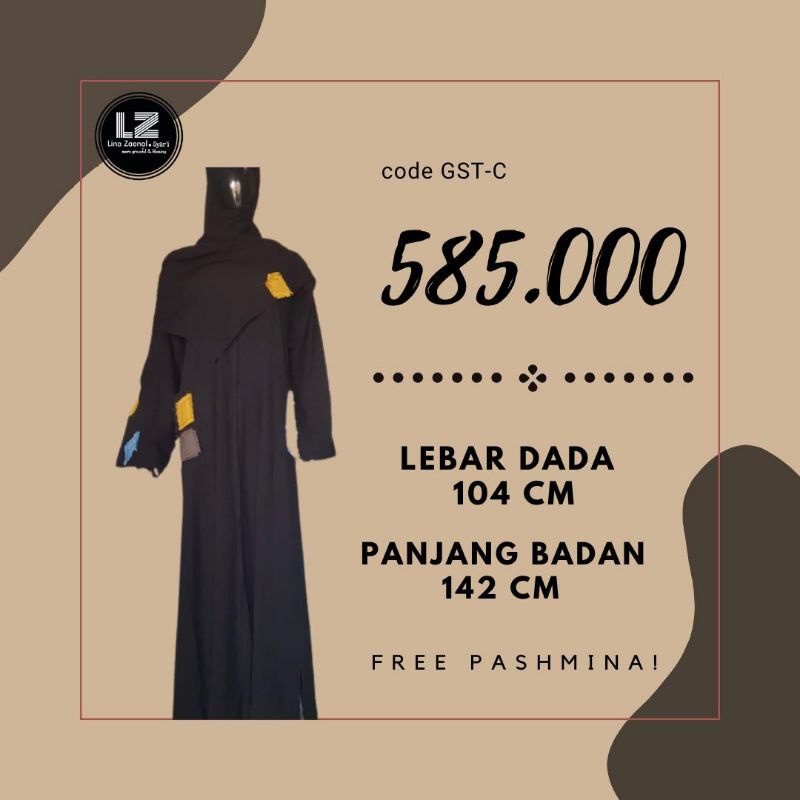 Set Abaya original from Tarim