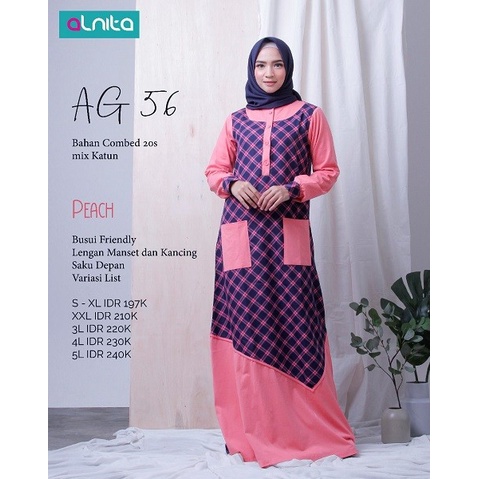 ALNITA// (READY STOK) PROMO GAMIS ALNITA DEWASA TERBARU AG 056