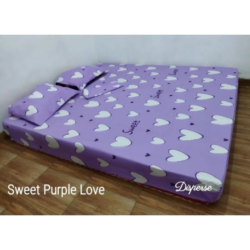 sprei sweet purple love