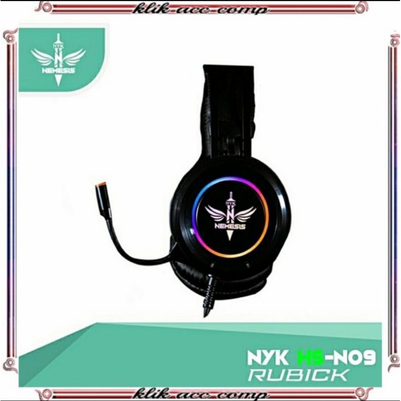 NYK NEMESIS Headset Gaming RGB RUBICK HS-09 NEMESIS