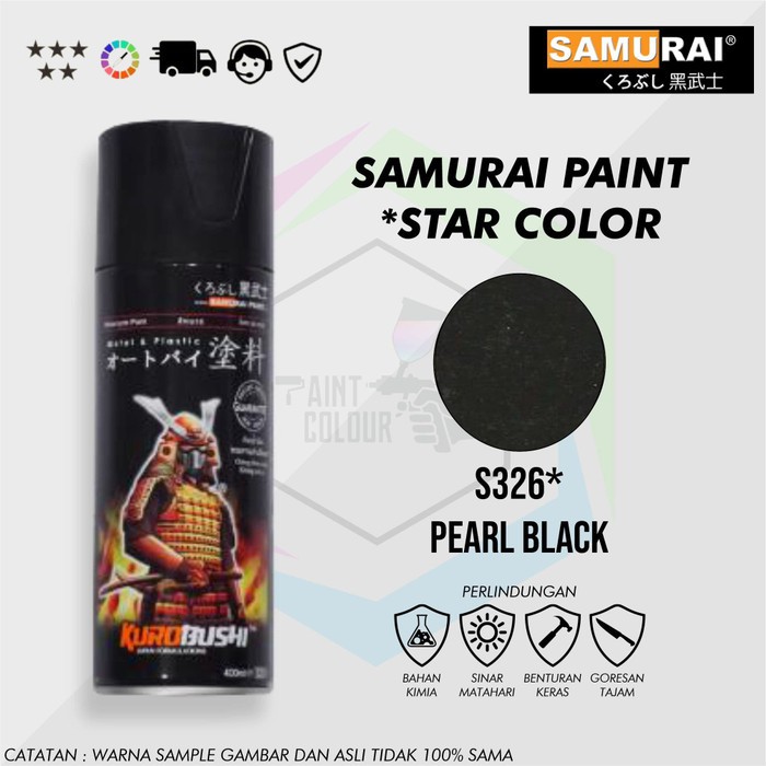 Samurai Paint S326* Pearl Black Cat Semprot