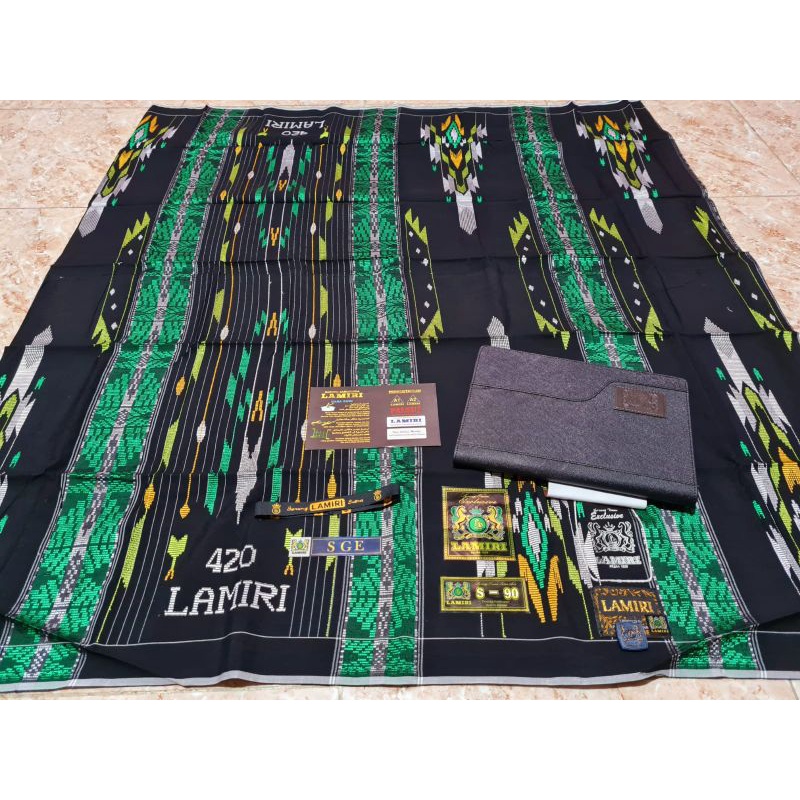 (COD) SARUNG LAMIRI SGE 420 SUTRA FULL S-90 LENGKAP KETJUBUNG BHS DONGGALA ARDAN ABU RIF'AT GOYOR SE