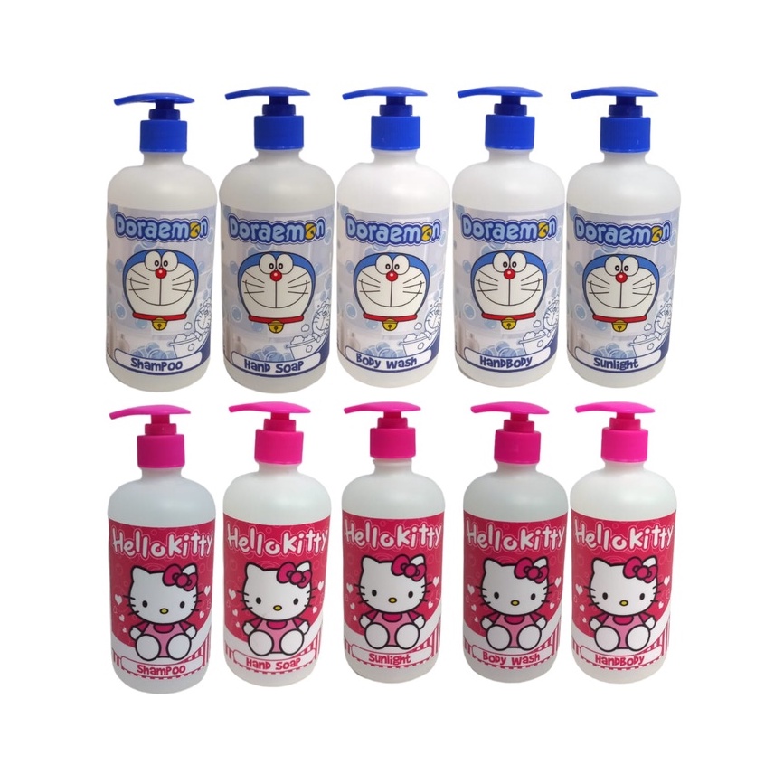 BOTOL PUMP HELLOKITTY / BOTOL PUMP DORAEMON / BOTOL PUMP / BOTOL SABUN HELLOKITTY / BOTOL SABUN DORA