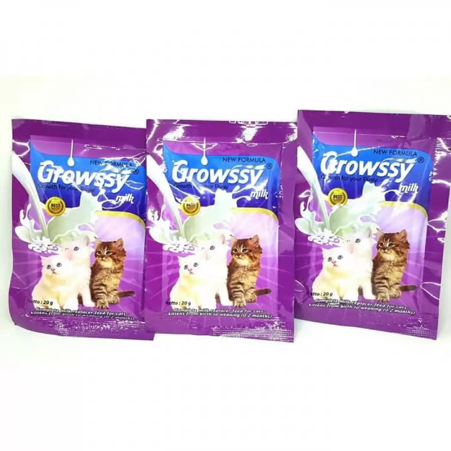 Susu Kucing Merk Growssy 20gr saset