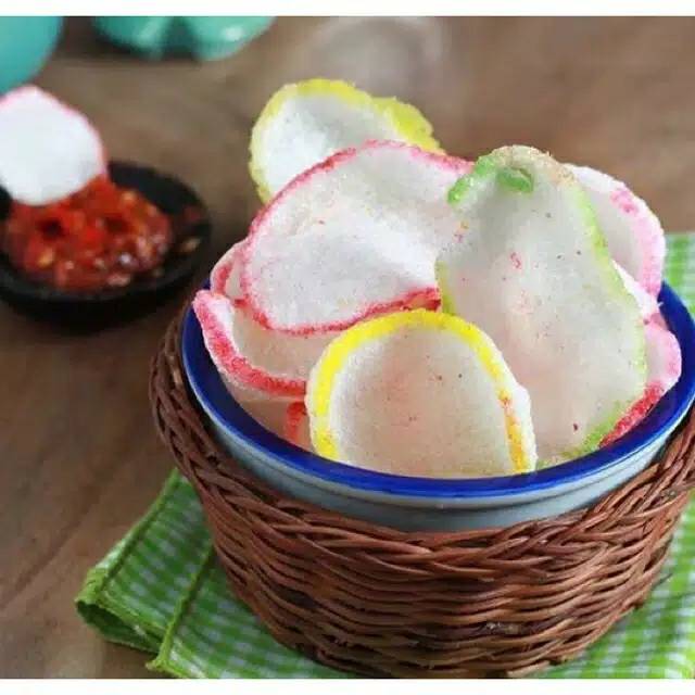 250g Kerupuk Bawang Mentah 250 g Krupuk