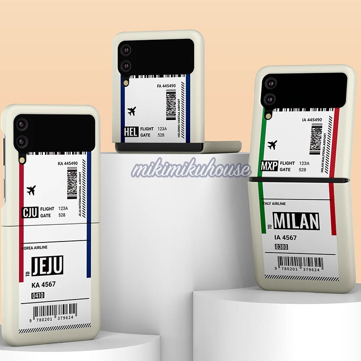 KOREA OFFICIAL Boarding Galaxy Z Flip 3 Slim Case KOREAN CASING FLIP3 LINE ZFLIP3 BT21 SAMSUNG 2 CAS