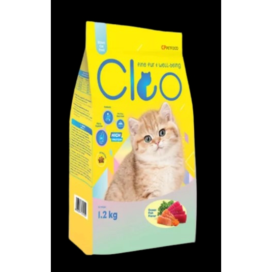 CLEO KITTEN OCEAN FISH PERSIAN SEAFOOD BEEF TUNA SALMON 1,2 1.2 KG ALL VARIANT