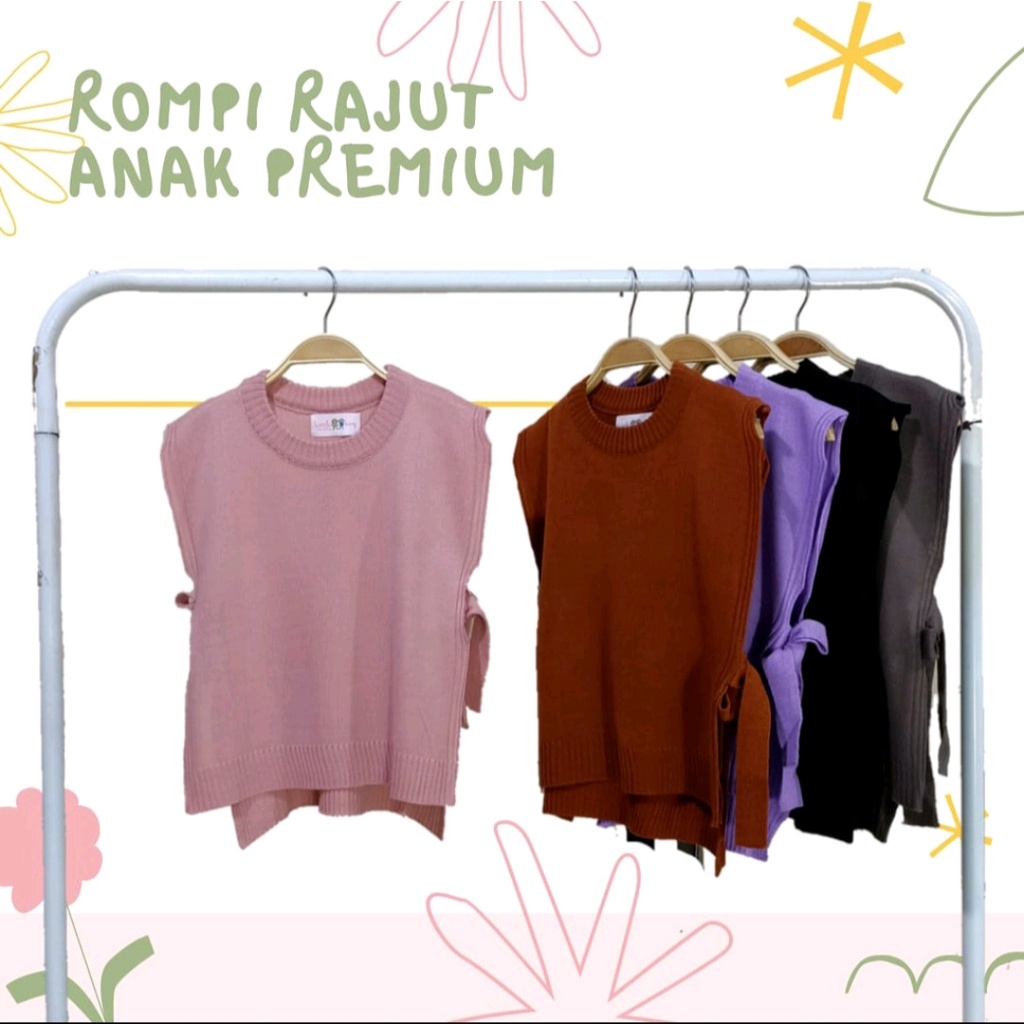 Baju Rajut Anak Andin 3-6 Tahun Murah Bisa COD / Sweater Wanita / Rompi anak