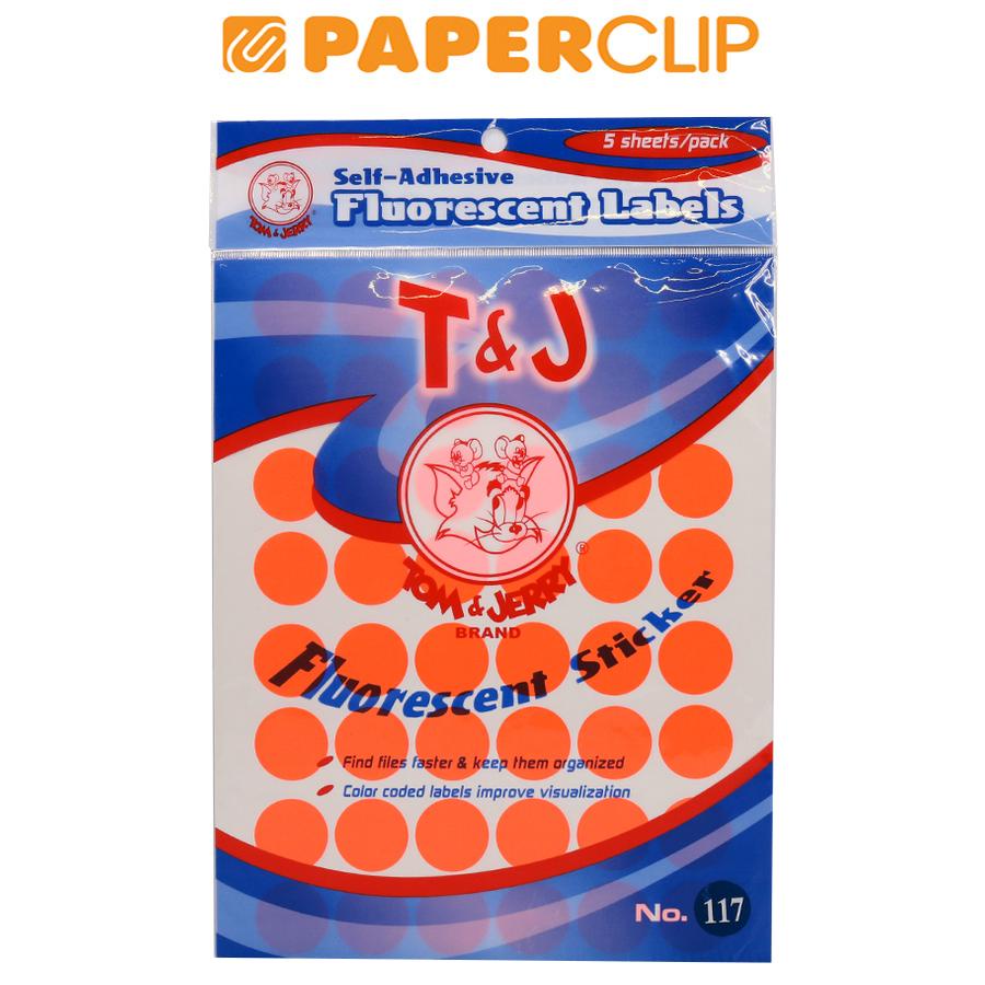 

LABEL TOM & JERRY NO.117 RED