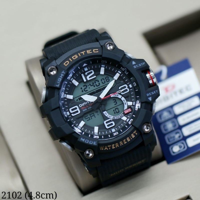 JAM TANGAN PRIA SPORTY DIGITEC 2102T ORIGINAL WATER RESIST