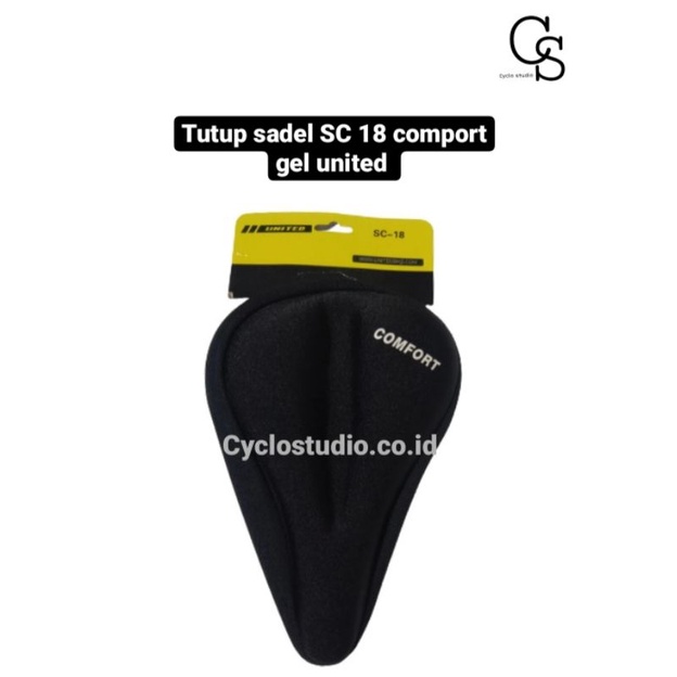 Cover saddle tutup sarung jok sepeda gel empuk united comfort SC-18 Cover saddle tutup sarung jok se