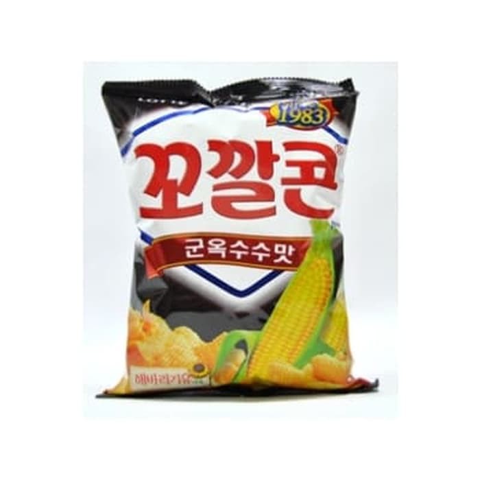 

#HANDCARRY Lotte Kokkal Corn Snack BBQ 77g - UFOHCR0315