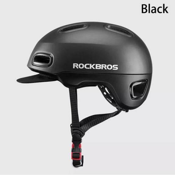 Rockbros Helm Sepeda - Bicycle Helemt - Helm Sepeda Lipat BMX MTB Roadbike Helm Sepeda  Hitam
