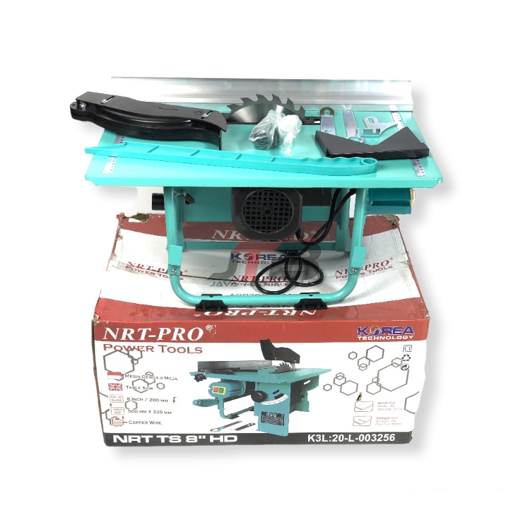 Gergaji Kayu Table Saw 8 inch 600 Watt NRT PRO Mesin Gergaji Kayu Listrik Model Duduk