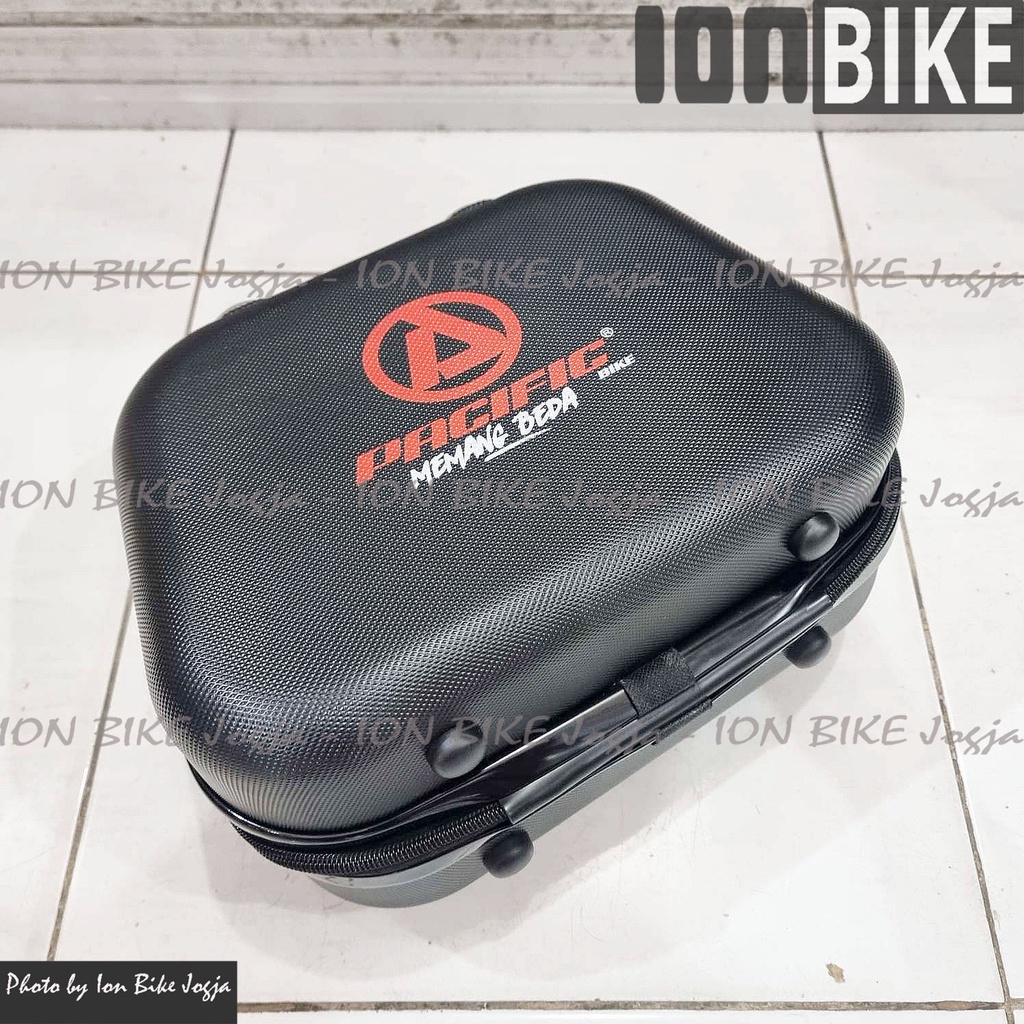 Tas Frontblock Pacific Sepeda Lipat Front Block Bag Koper Hardcase Hard Case Seli Murah Awet Muat Ba