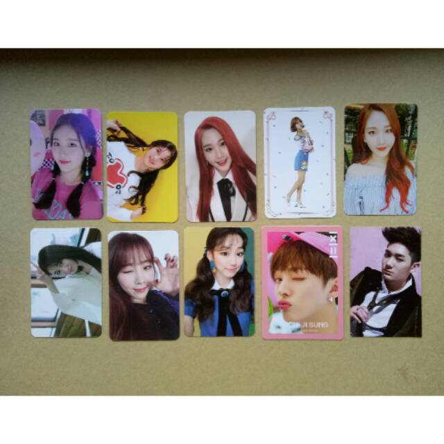 OFFICIAL PHOTOCARD KPOP MOMOLAND / GUGUDAN / WANNA ONE / NU'EST / T-ARA
