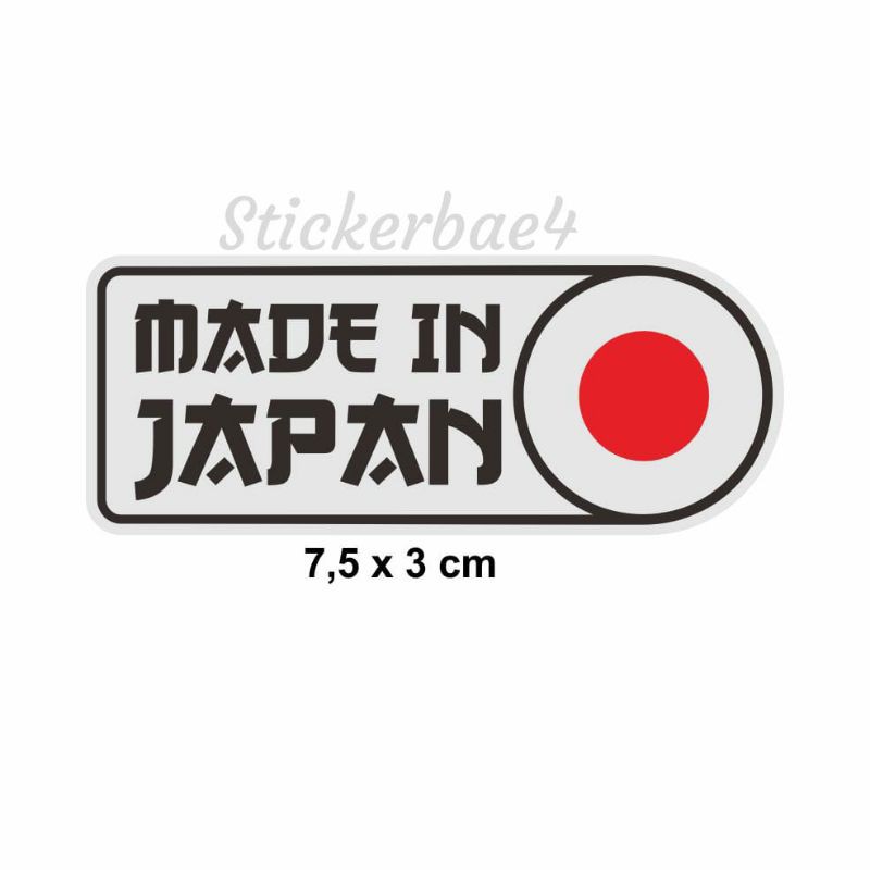 stiker made in japan sticker cutting