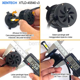 Jual Bohlam LED Toyota Innova Reborn Fortuner - Lampu Jauh - 4-Sisi