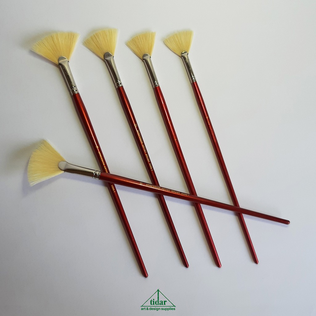 

[MR] Xpression Artist Fan Brush X588-1 - Kuas Lukis Kipas