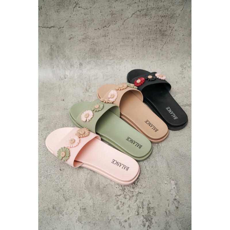 sandal jelly balance / sandal jelly / balance / selop bunga