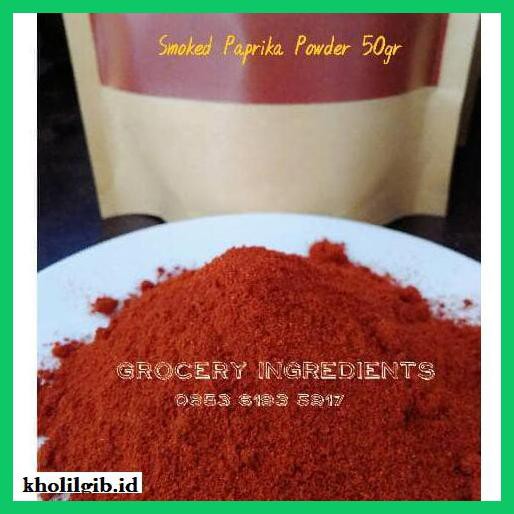 

gnidderdsaus- smoked paprika powder - 50gr -asliiiiii.