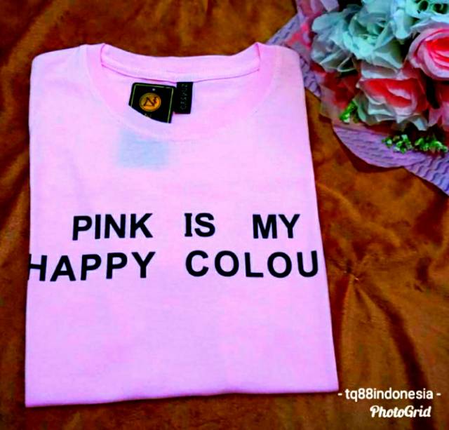 Tq88indonesia Kaos pink/kaos valentine/kaos warna pink/kaos oblong pink/kaos pink valentine/kaos couple pink/kaos