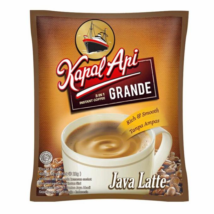 

Update Kopi Kapal Api Grande Java Latte / 1 Renceng / 10 Pcs Bergaransi