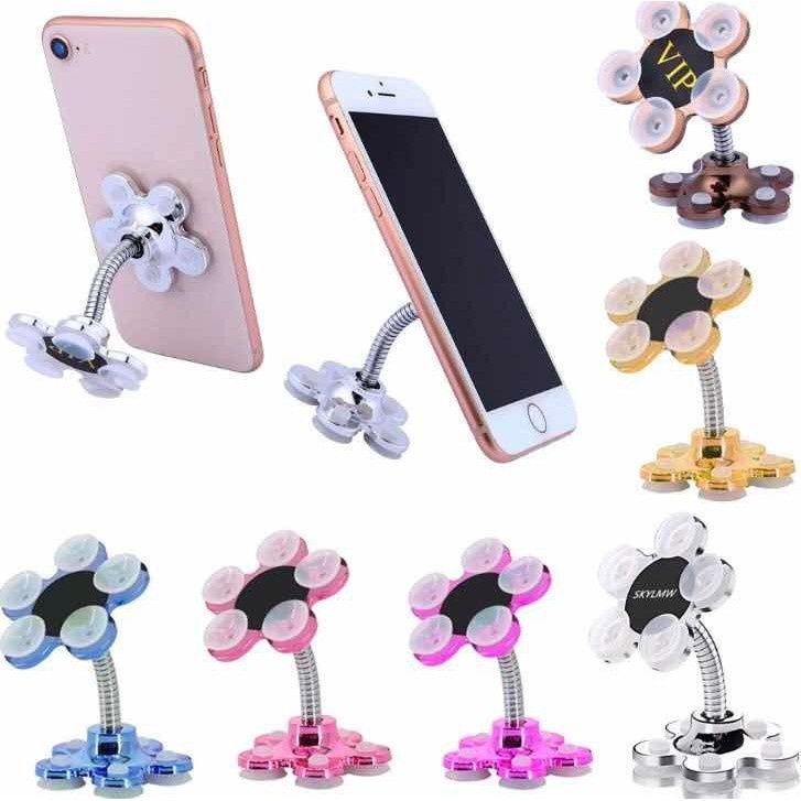 (  KJO ) Holder Bunga Magic Sucker Mobile Phone Tempelan Handphone Kenzjayaolshop