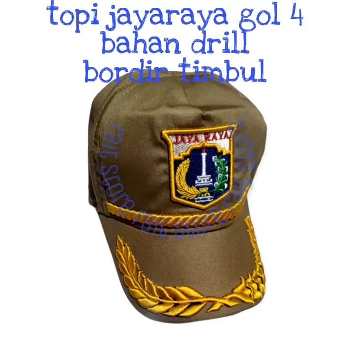 Topi Jayaraya Gol 4 / Topi Pemda Jakarta