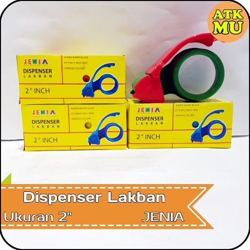 

Dispenser Tempat Lakban Tape Dispenser Cutter 2'' JENIA