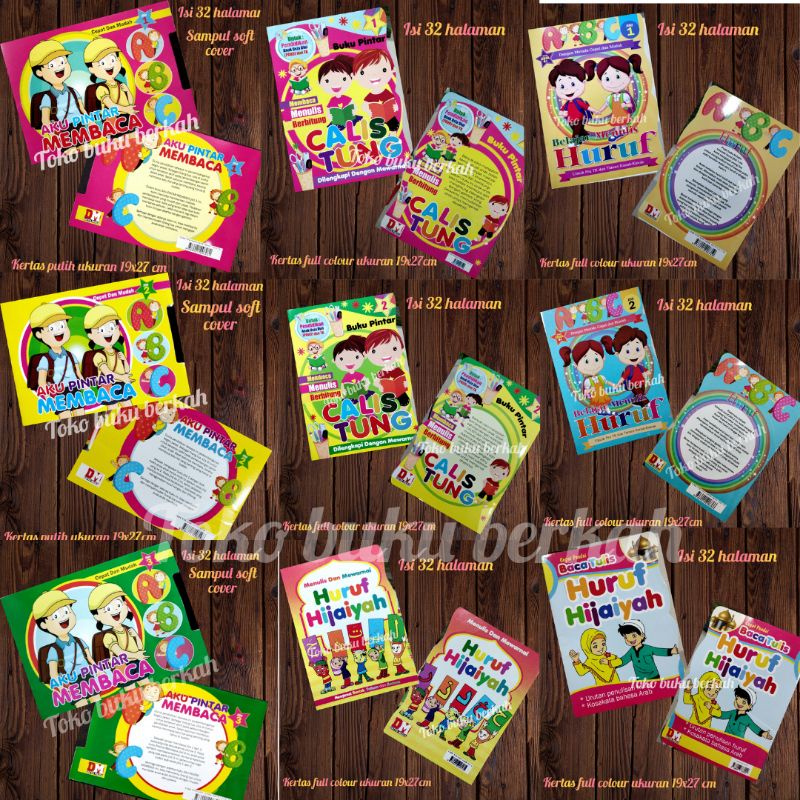 BUKU PAUD 1PCS TK/SD 32 HALAMAN 19×27 CM