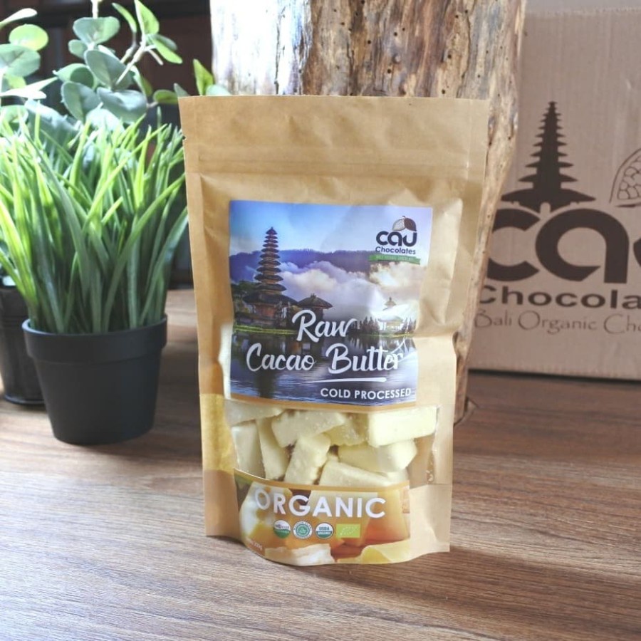 Cau Chocolate, Organic Raw Cacao Butter 200gr