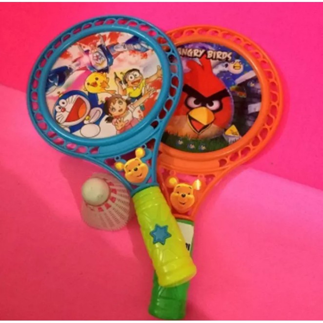 Mainan Anak Raket Karakter Isi 2