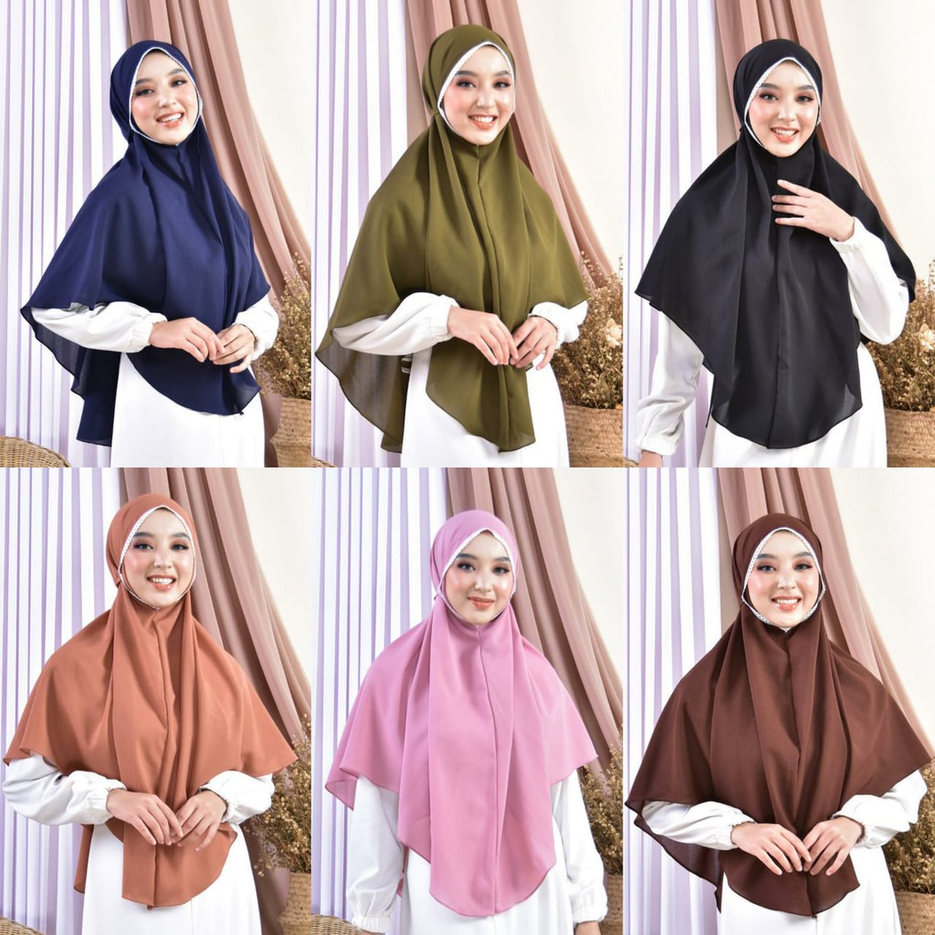 BERGO MARYAM JUMBO - FLOTTILICIOUS / BERGO JUMBO / JILBAB INSTAN / KHIMAR INSTAN / BERGO MURAH