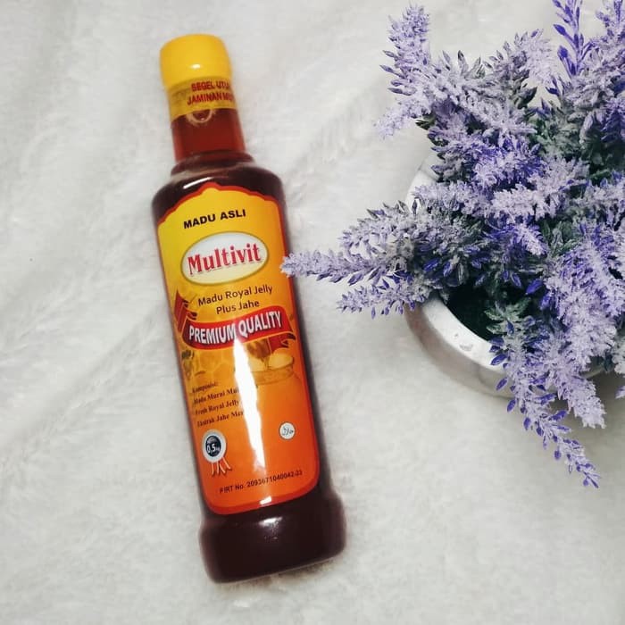 

Madu Asli Royal Jelly Plus Jahe Merah Multivit 500ml