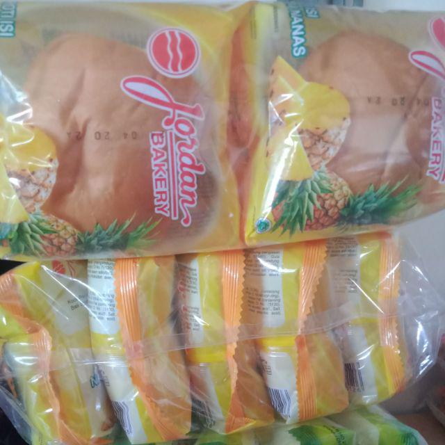 Jordan roti isi cokelat / nanas / durian-Nanas