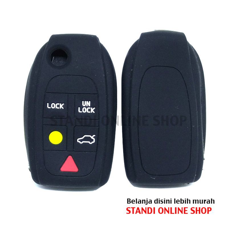 Kondom Kunci Silikon Remote Cover Flipkey Volvo S40 S60 S80 XC90