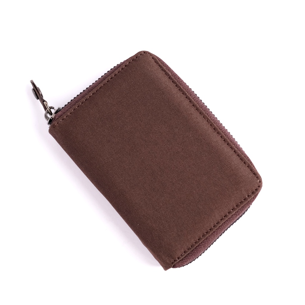 Dompet Card Holder Wallet Mini Resleting Tempat Kartu Atm Emas Antam 24 Slot