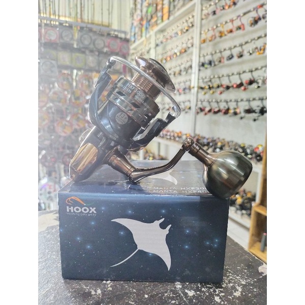 reel spining hoox manta 3000 power handle