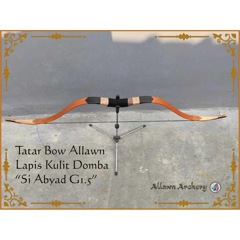 Busur Panah Horse Bow Tatar Bending Lapis Kulit Smooth dan Powerfull